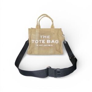 Marc Jacobs Beige Messenger Bag with Black Strap Dust bag included